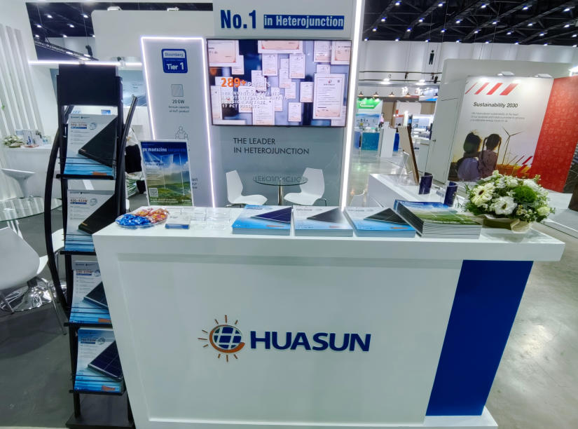 华晟新能源|泰国曼谷ASEW海外特装展位展览项目现场图05