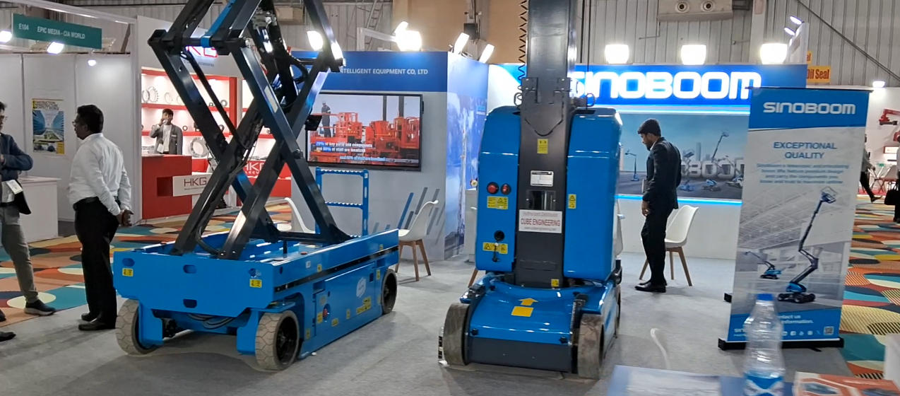 SINOBOOM | India International Construction Equipment Exhibition Booth Design